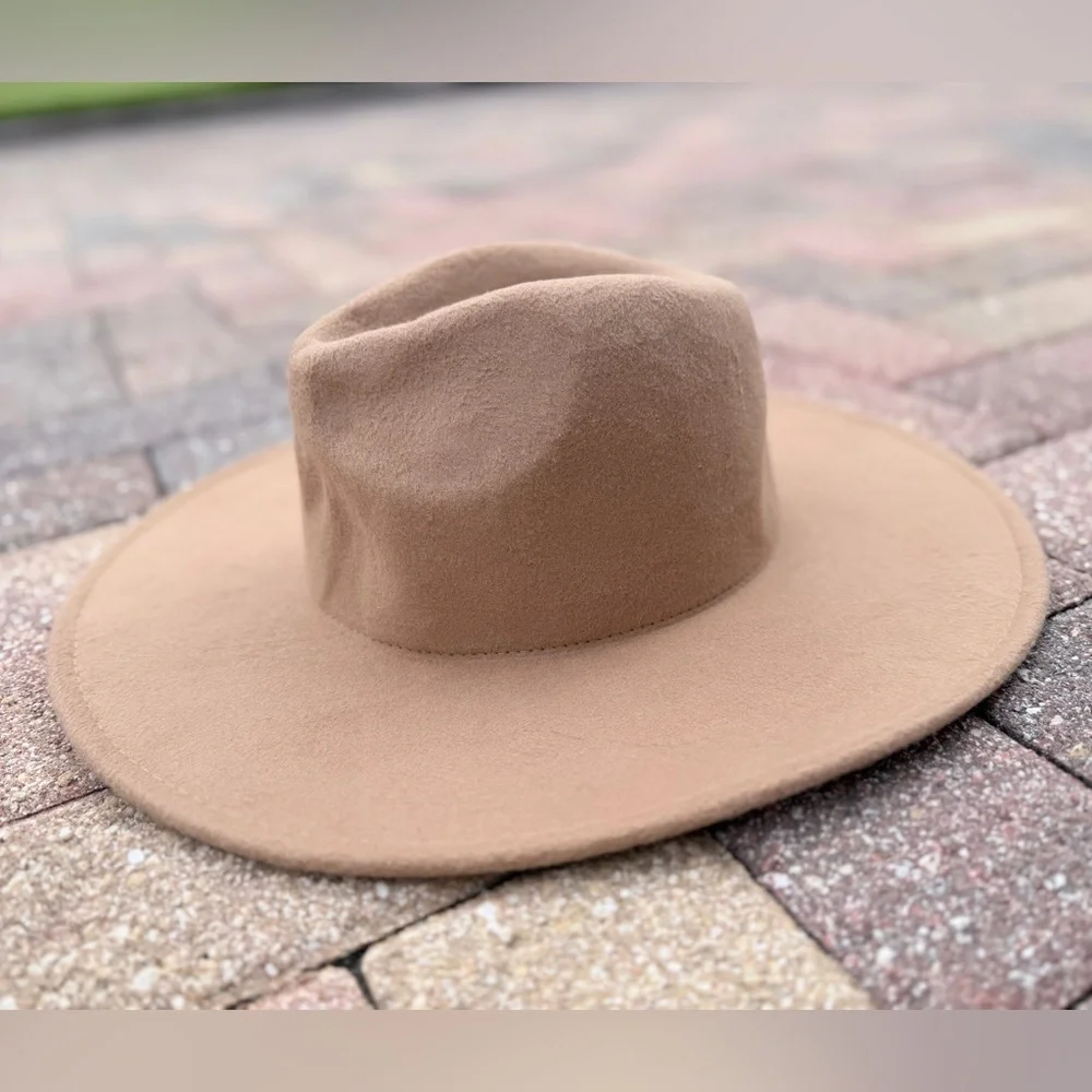 Women's Tan Felt Like Cowgirl Hat